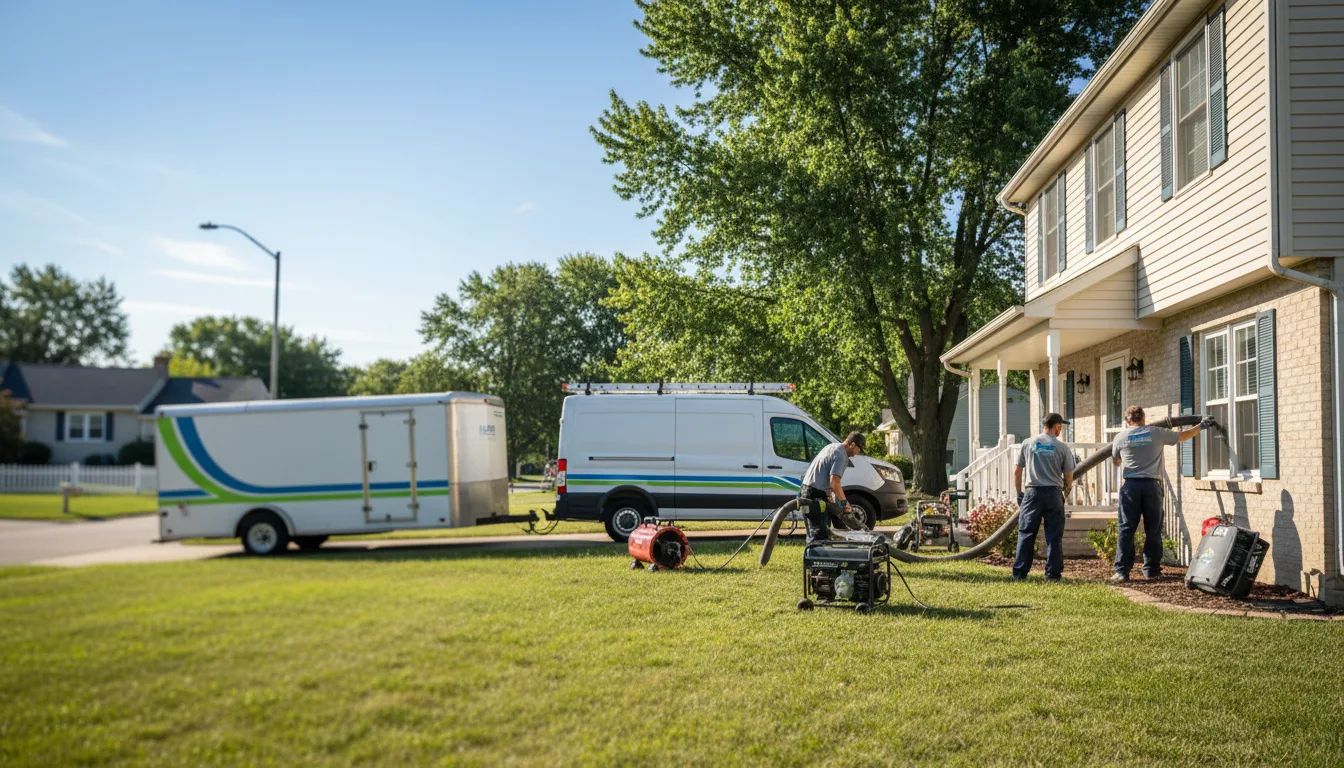 Flooded Basement Restoration And Cleanup With Repair in Waltham, MN near me